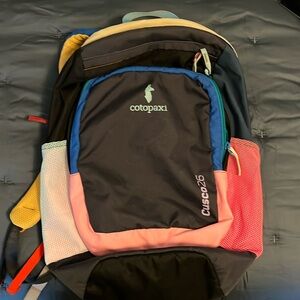 Cotopaxi Cusco 26L Daypack in Black with Pink and Blue